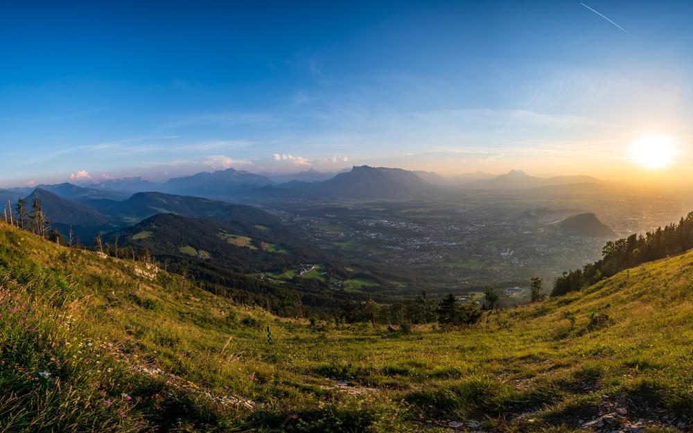 Wunderschöne Berglandschaft Österreich