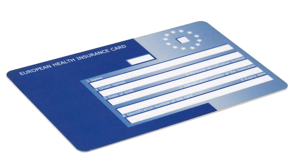 Die Europäische Krankenversicherungskarte ist auf der Rückseite Ihrer gesetzlichen Krankenversicherungskarte aufgedruckt
