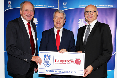 Der Kooperationsvertrag zwischen der Europäischen Reiseversicherung und dem Österreichischen Olympischen Comité